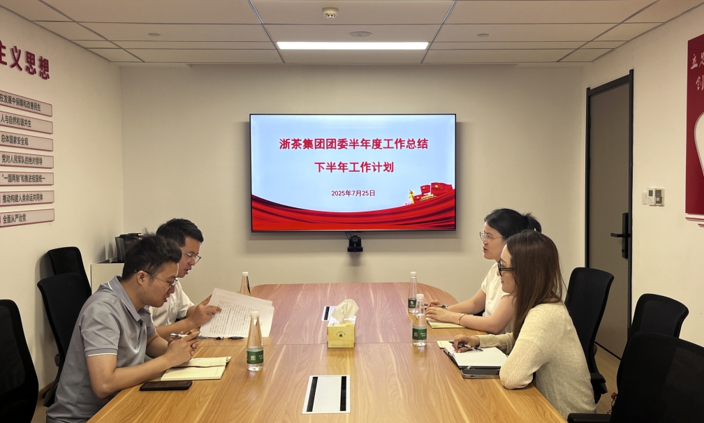 浙茶集团团委召开半年度工作总结会